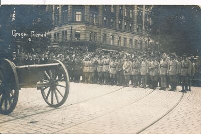 Uroczystości z okazji święta narodowego Francji – Poznań, 14 lipca 1919