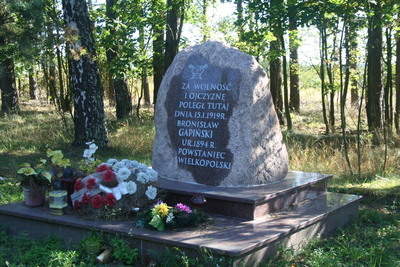 Pomnik poległych powstańców w Szamocinie (fot. P. Anders)