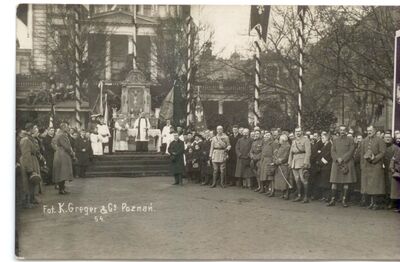 Przysięga Straży Ludowej. Poznań, 23 lutego 1919 r.
