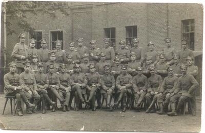 Żołnierze nieustalonej jednostki, 1919 r.