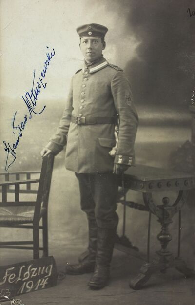 Stanisław Matuszewski (1889-), weteran I wojny światowej, powstaniec wielkopolski i śląski