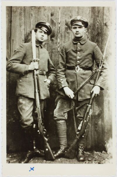 Kazimierz Sopałowicz (1898-1919) i Jan Sopałowicz [grudzień 1918 r.]