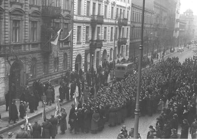 Obchody rocznicy Powstania Wlkp. w Warszawie 1939 (NAC)