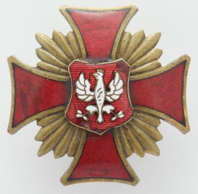 Odznaka powstańcza Związku byłych Uczestników Powstań Narodowych Rzeczypospolitej Polskiej 1914-1919