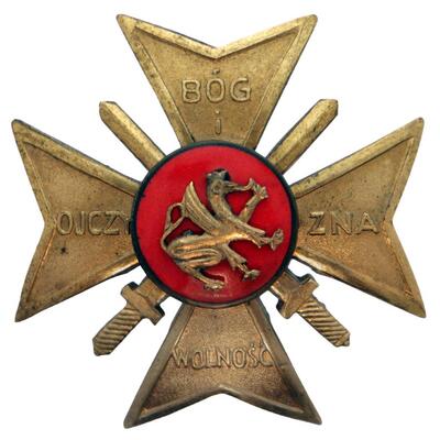 Odznaka Pamiątkowa „Krzyż za zasługę” Związku Towarzystw Powstańców i Wojaków na terenie Dowództwa Okręgu Korpusu VIII Poznań
